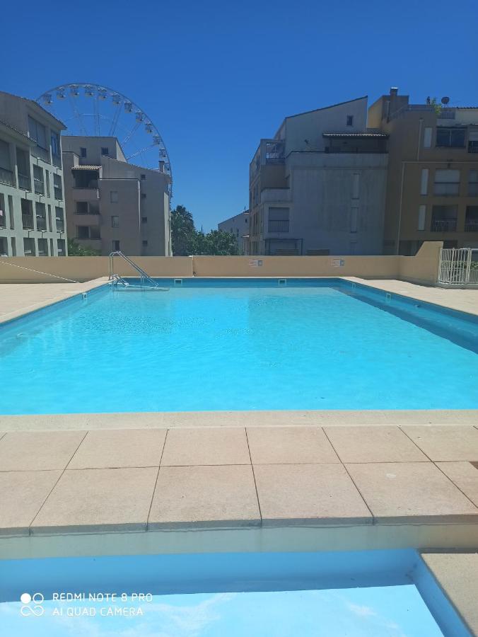 Port Studio Piscine, Parking, Prive,Navette Aeroport Agde Εξωτερικό φωτογραφία
