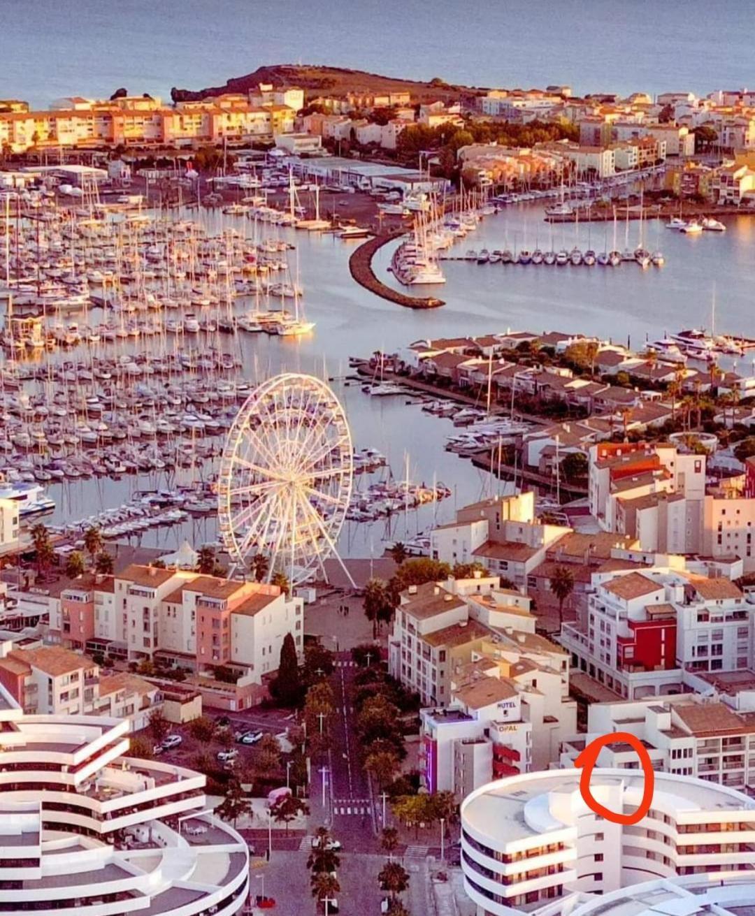 Port Studio Piscine, Parking, Prive,Navette Aeroport Agde Εξωτερικό φωτογραφία